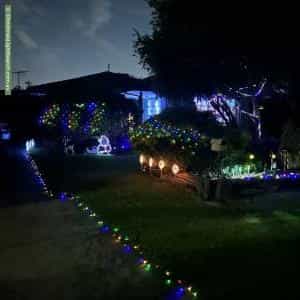 Christmas Light display at 28 Greenleaf Court, Keysborough