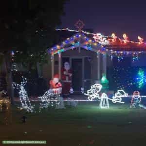 Christmas Light display at 188 Watts Road, Wilson