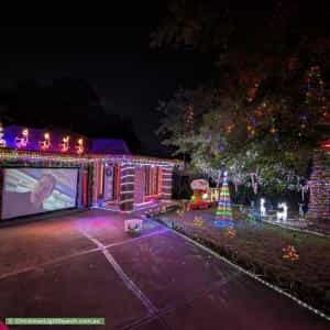 Christmas Light display at 389 Glenfern Road, Upwey