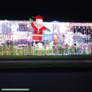 Christmas Light display at  19 Alpine Avenue, Cessnock
