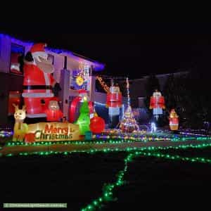 Christmas Light display at 11 Pembroke Drive, Marong