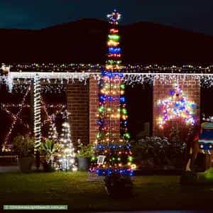 Christmas Light display at 27 Oak Avenue, Longwarry