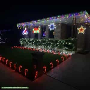 Christmas Light display at 49 Murphy Street, Oran Park