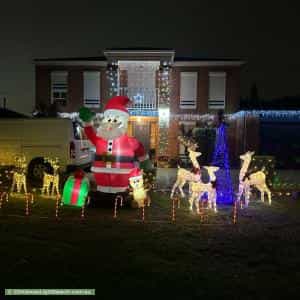 Christmas Light display at 20 Limpopa Square, Roxburgh Park