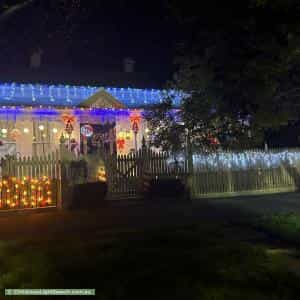 Christmas Light display at 11 Mountain Street, South Melbourne
