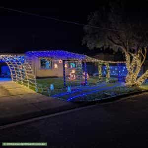 Christmas Light display at 13 Flower Court, Grovedale