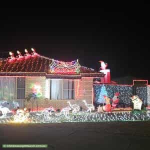 Christmas Light display at 6B Crane Glen, Ballajura