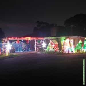 Christmas Light display at 31 Collison Road, Cranbourne East