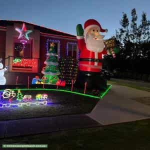 Christmas Light display at 9 Saint James Park Rise, Mooroolbark