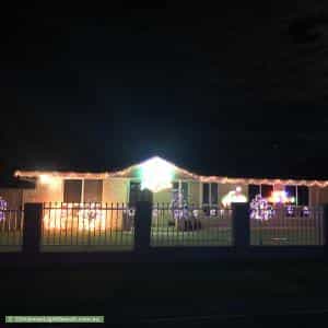 Christmas Light display at 6 Blanche Court, Rothwell