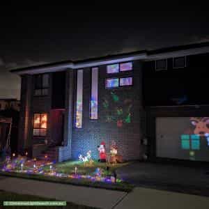 Christmas Light display at 2 Wellington Road, Auburn