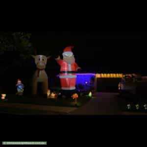 Christmas Light display at 53 Baroda Avenue, Netley