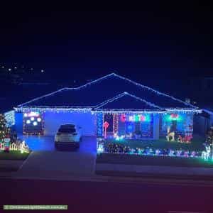 Christmas Light display at 19 Flannery Avenue, North Richmond