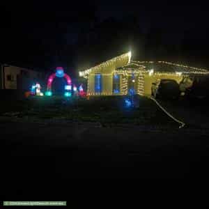 Christmas Light display at  6 Citronella Street, Morayfield