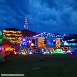 Christmas Light display at 15 Whittle Avenue, Milperra