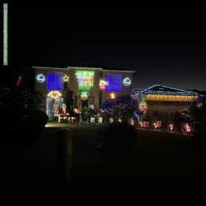 Christmas Light display at 1 Parkhaven Way, Knoxfield