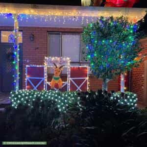 Christmas Light display at 74 Martin Street, Thornbury
