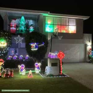 Christmas Light display at 27B Downey Drive, Manning