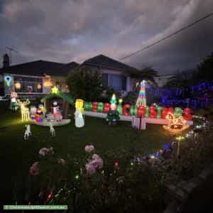 Christmas Light display at 31 Agnes Street, Noble Park