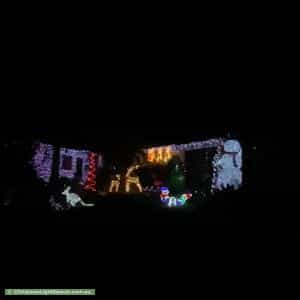 Christmas Light display at  19 Lockett Crest, Winthrop