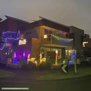 Christmas Light display at 1 Ibis Place, Maribyrnong