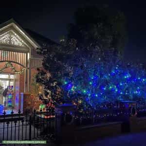 Christmas Light display at 54 Glass Street, Essendon