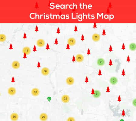  Chisholm Christmas Lights Map
