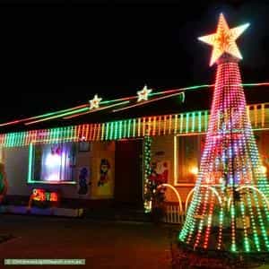 Christmas Light display at Marquisite Drive, Salisbury East