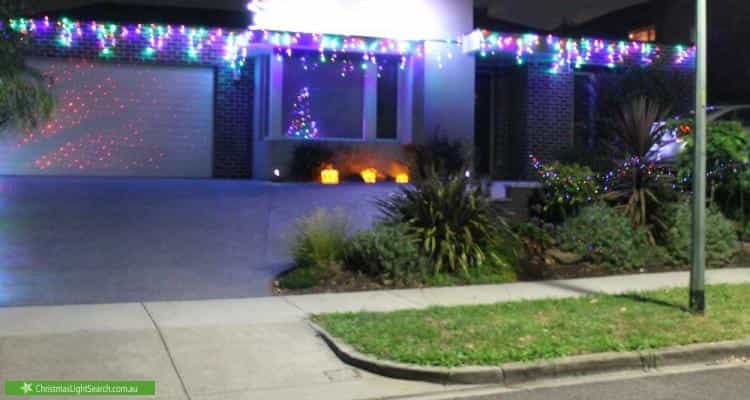 Christmas Light display at 2 Noorilim Close, Templestowe