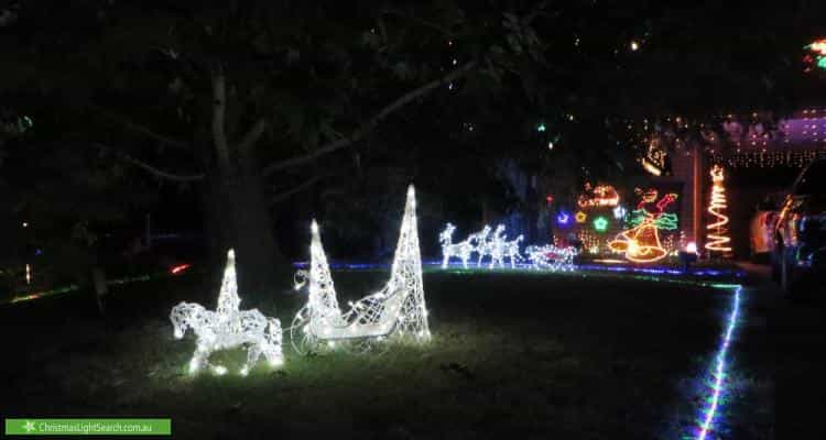 Christmas Light display at 6 Neasham Drive, Dandenong North