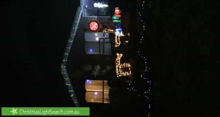 Christmas Light display at 26 Osmand Street, Wanniassa