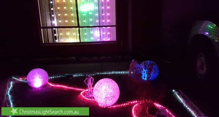 Christmas Light display at Lupin Court, Cranbourne North