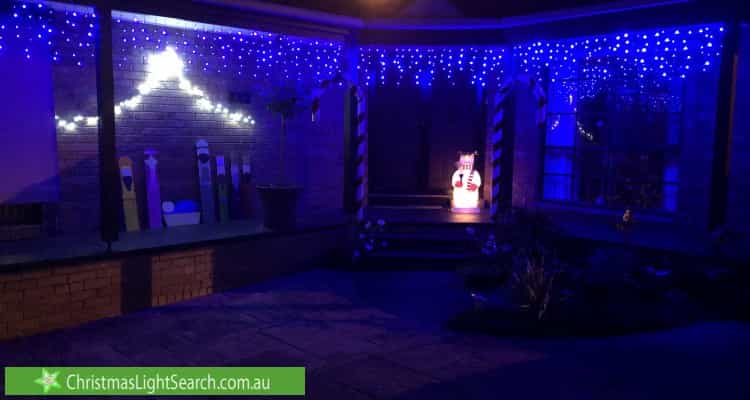 Christmas Light display at 59 Wallace Road, Wantirna South