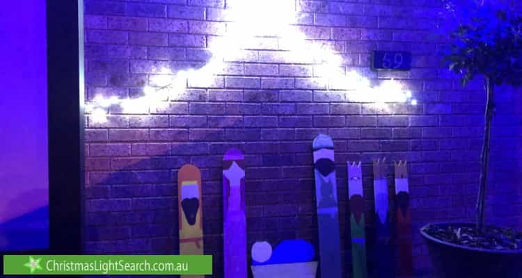Christmas Light display at 59 Wallace Road, Wantirna South