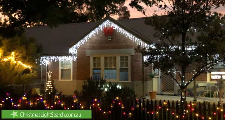 Christmas Light display at  Frederick Street, Richmond