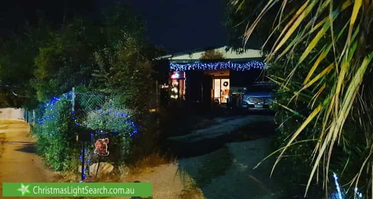 Christmas Light display at 10 Park Road, Donvale