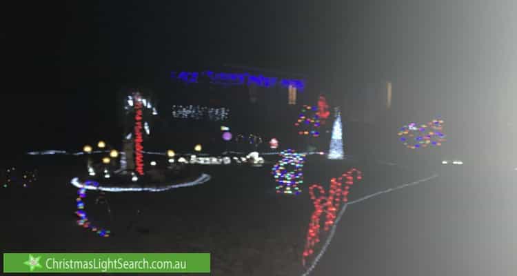 Christmas Light display at 10 Sottile Drive, Cranbourne