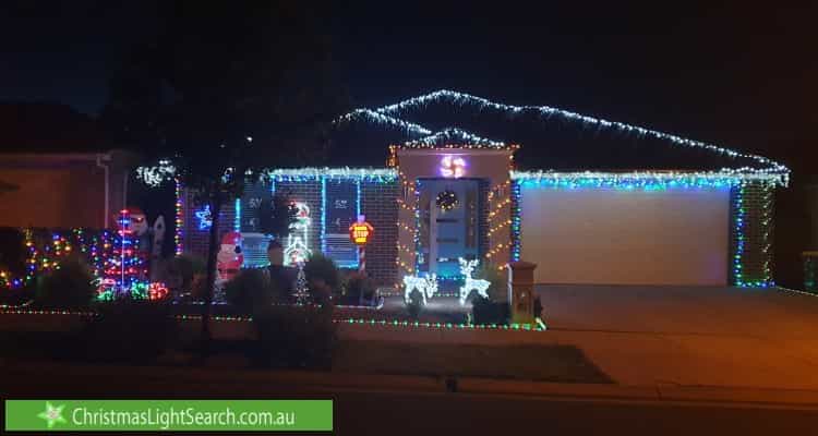 Christmas Light display at  Lakes Entrance, Blakeview