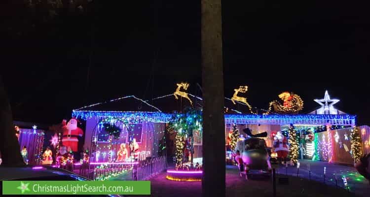 Christmas Light display at 31 Kelvin Drive, Ferntree Gully
