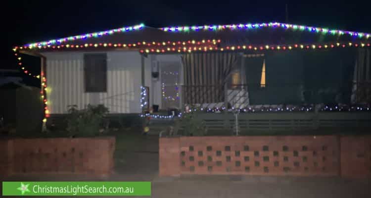 Christmas Light display at 3 Harold Street, Benalla