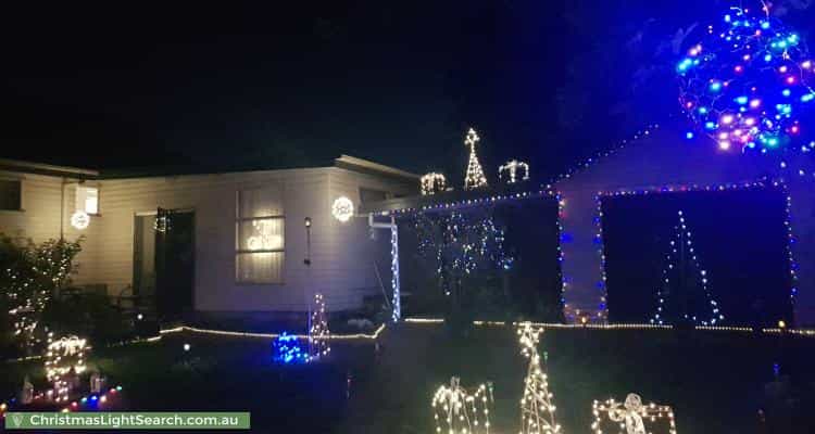 Christmas Light display at 1 Dumaurier Street, Chermside