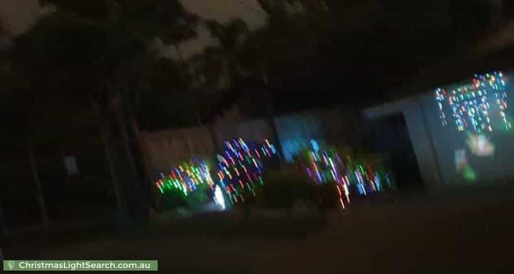 Christmas Light display at 1 Hannant Street, Collingwood Park