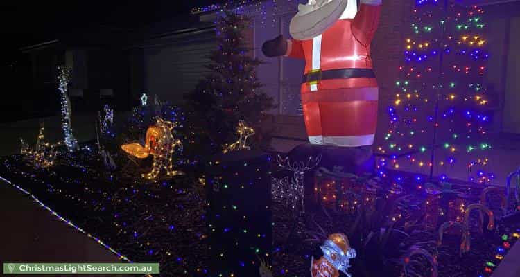 Christmas Light display at  Sarah Street, Munno Para West