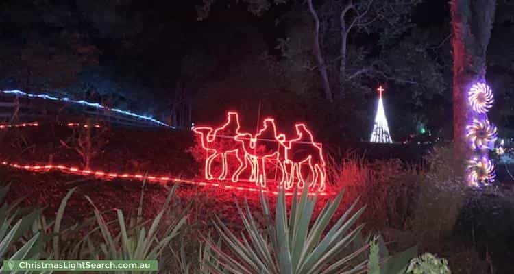 Christmas Light display at 347 Chevallum Road, Chevallum