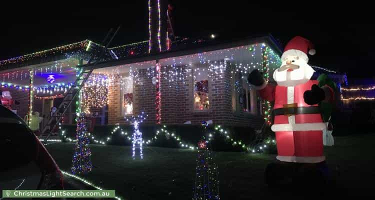 Christmas Light display at 4 McMillan Drive, Warragul