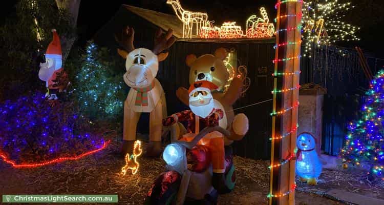 Christmas Light display at 453 Yatala Vale Road, Fairview Park