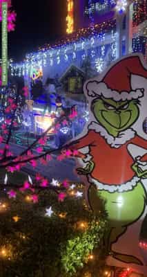 Christmas Light display at  Farmhouse Avenue, Pitt Town
