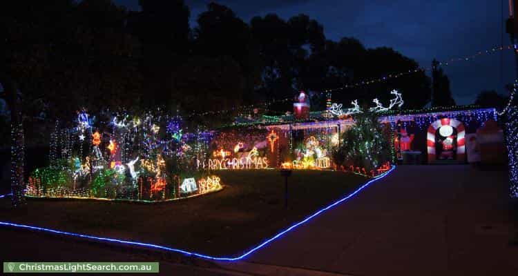 Christmas Light display at 27 Hoylake Crescent, Fairview Park