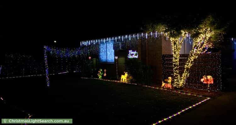 Christmas Light display at 3 North Circular Road, Gladstone Park