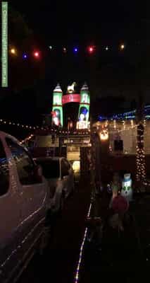 Christmas Light display at 86 Sedgman Crescent, Shalvey